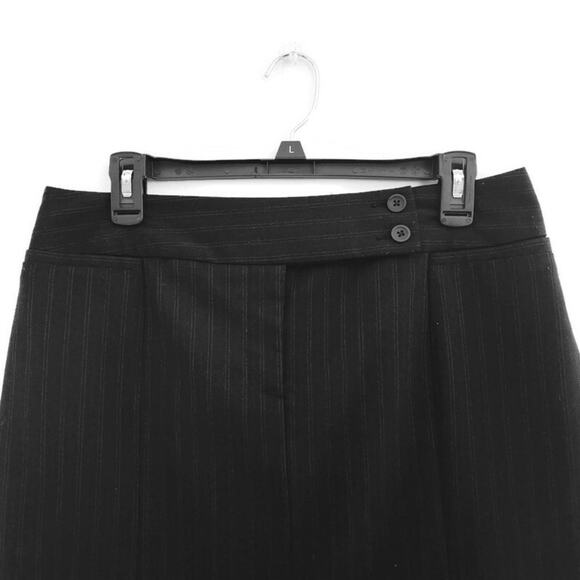Geoffrey Beene Sport Women's Pin Stripe Black Skirt Size 8 - Picture 3 of 12